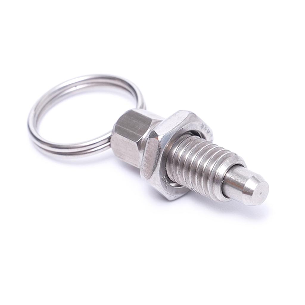Hand Retractable Spring Plunger Stainless Steel Lock Out M6s Type Quick Release Pins with Knurled Handle for Toolboxes