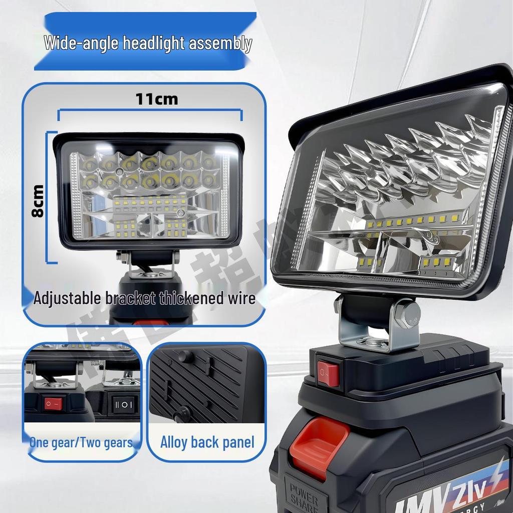 Universal LED Work Light & Charger for Makita 20V Wrench Tool Battery - Perfect for DIY & Outdoor Emergencies