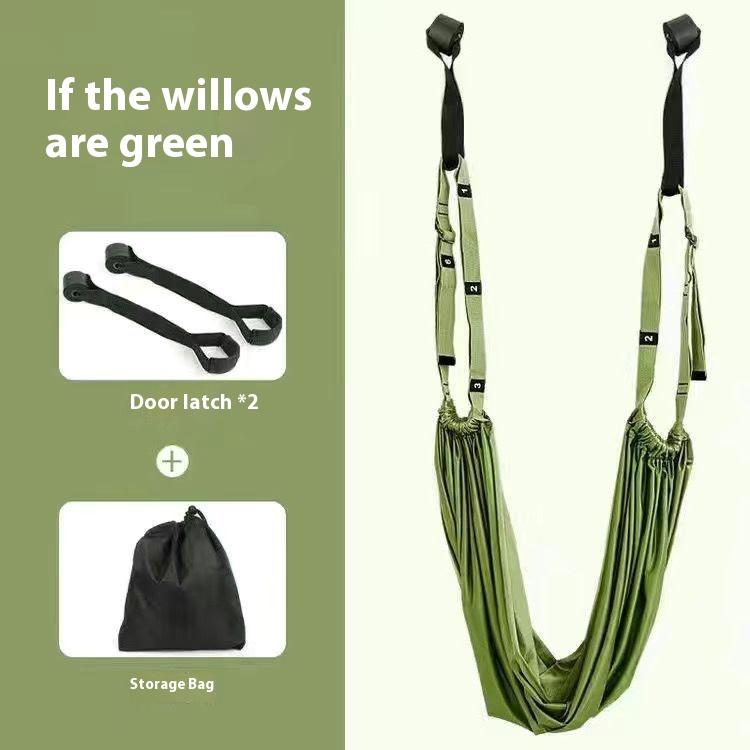

Adjustable Aerial Yoga Hammock Home Fitness Equipment Pilates Swing Stretch Sport Women S Gym Belt Resistance Bands Bodybuilding