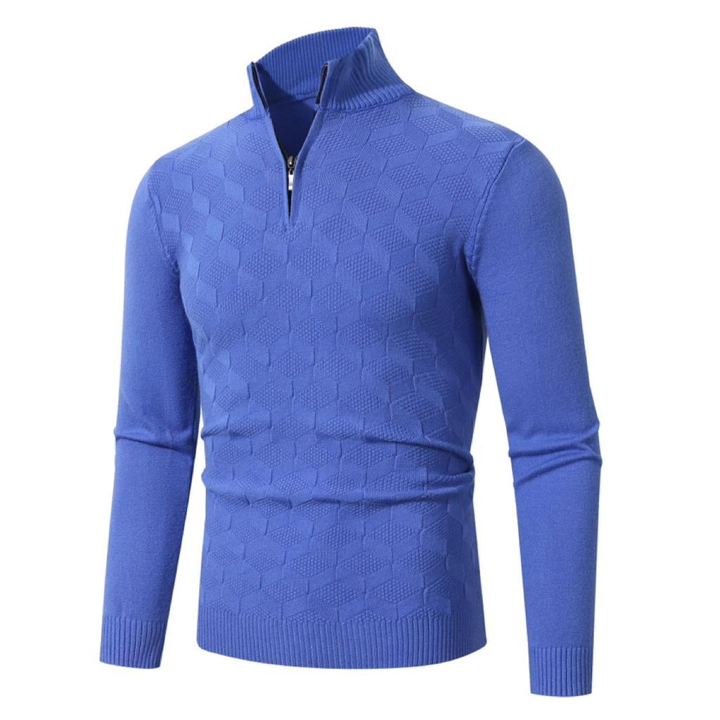 Fashion Autumn and Winter Men's Sweater Stand Collar Pullover Sweaters