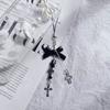DIY Handmade Cute Phone Charm Y2K Women Halloween Spiders Pendant Bowknot Strap Lanyard Crossed Bead Cartoon Accessories