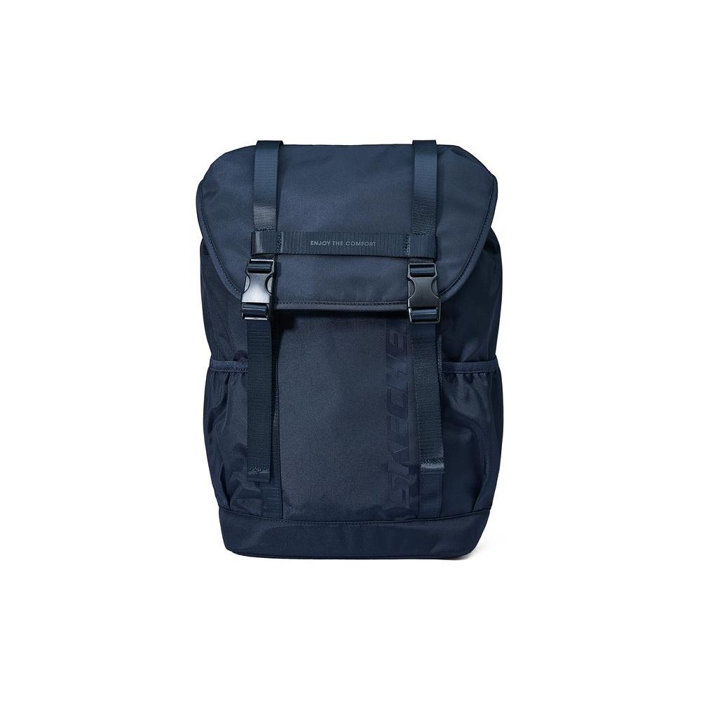 Skechers Logo Large Capacity Fabric Backpack Unisex Backpack Navy-Blue L123U050-00DU Marine Blue