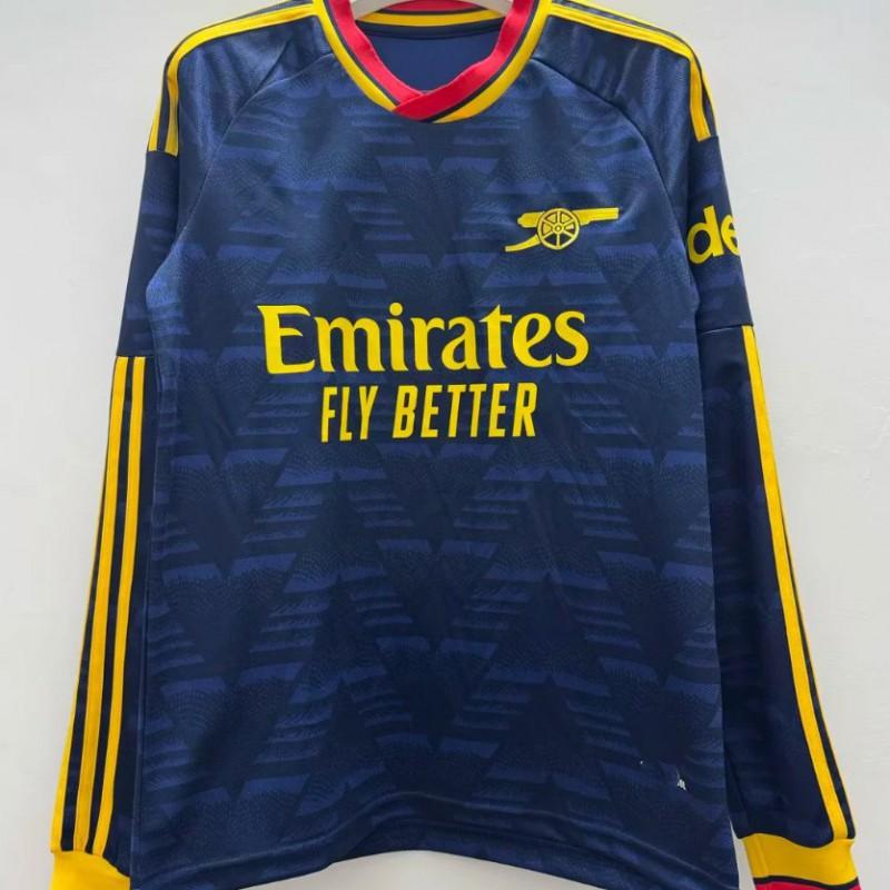 26/27 Season Long Sleeve Football Jersey Arsenal Paris Man Utd Bayern Adult Male Soccer Match Top
