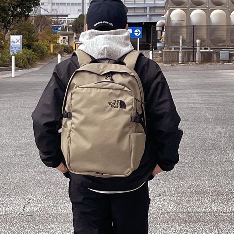 The North Face 24L Logo Sports Trend Backpack Unisex Backpack Recycled-Polyester Limestone NM72356FL