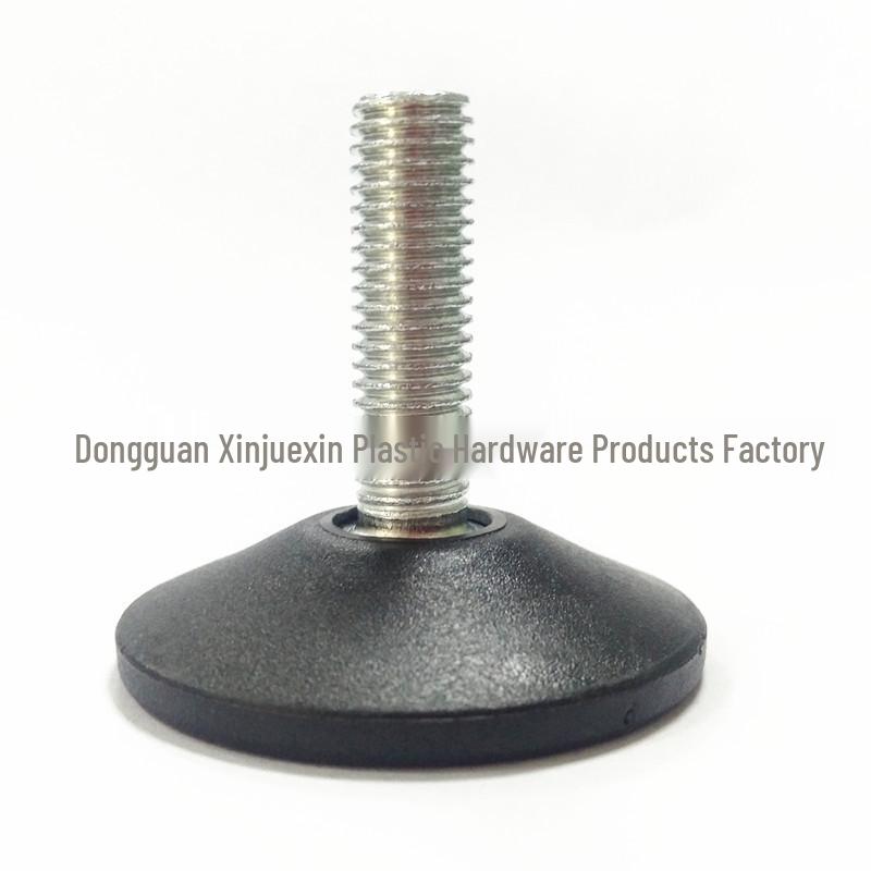 Adjustable Nylon Leveling Foot for Furniture with Plastic Base (Sizes: M6, M8, M10)