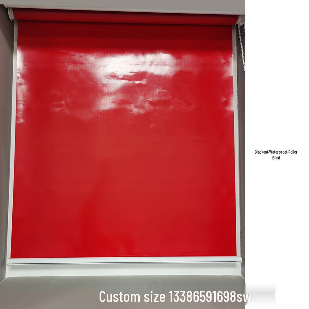 PVC Transparent Waterproof Balcony Roller Blind - Dustproof & Rainproof Manual Lifting Curtain Partition