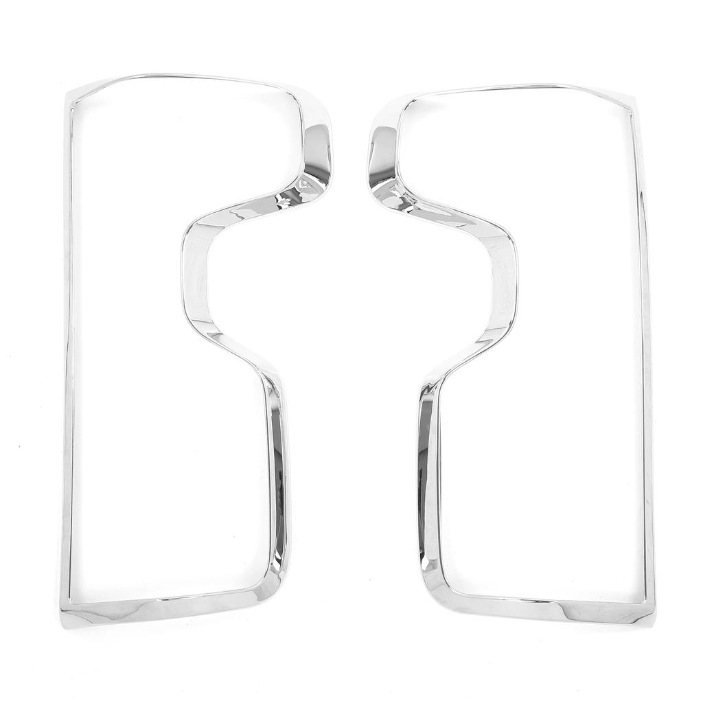 2 Stück Heckleuchten-Rahmenverkleidungen Chrom-Dekoration Ersatz für Chevrolet Silverado 1500 2020