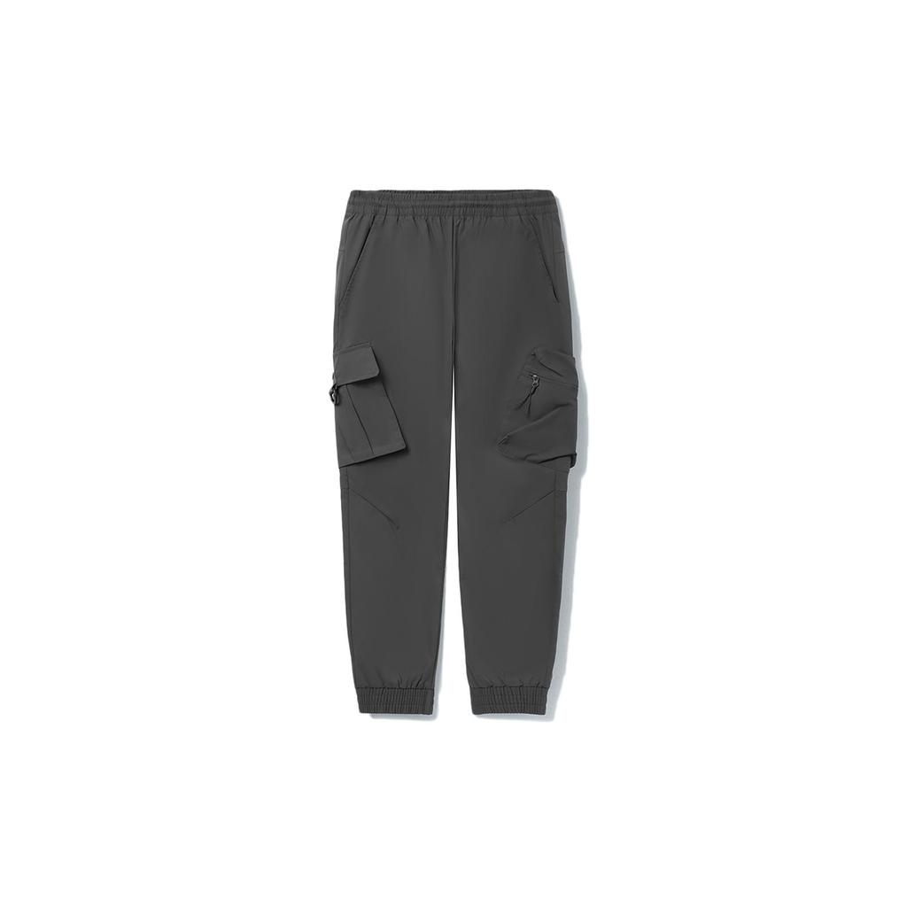 Li Ning Sports Pants Men's Road Gray Moderate AKXR441-4