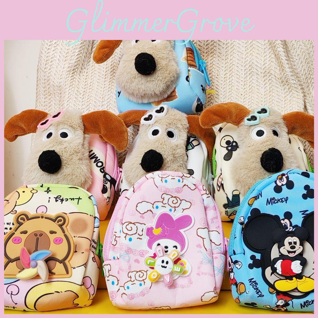 Wallace&gromit Plush Dog Keychain Mini Backpack Accessory With Sponge Filling For Kids And Collectors