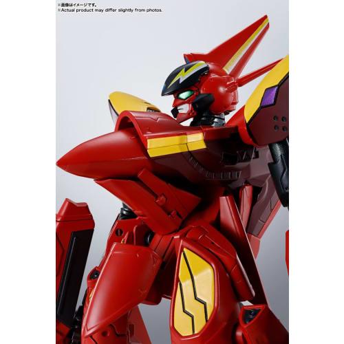 TAMASHII NATIONS HI-METAL R Macross 7 VF-19 Kai Fire Valkyrie, approximately 150mm, PVC, ABS, and die-cast pre-painted action figure