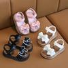 Girls' Summer Bow Sandals: Non-slip Soft Sole for Kids