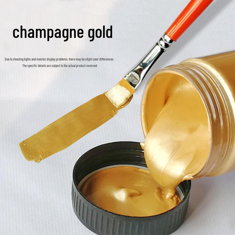 Metallic Gold and Silver Acrylic Paint Set: 100ml/300ml/2L for Wall and Doll Painting