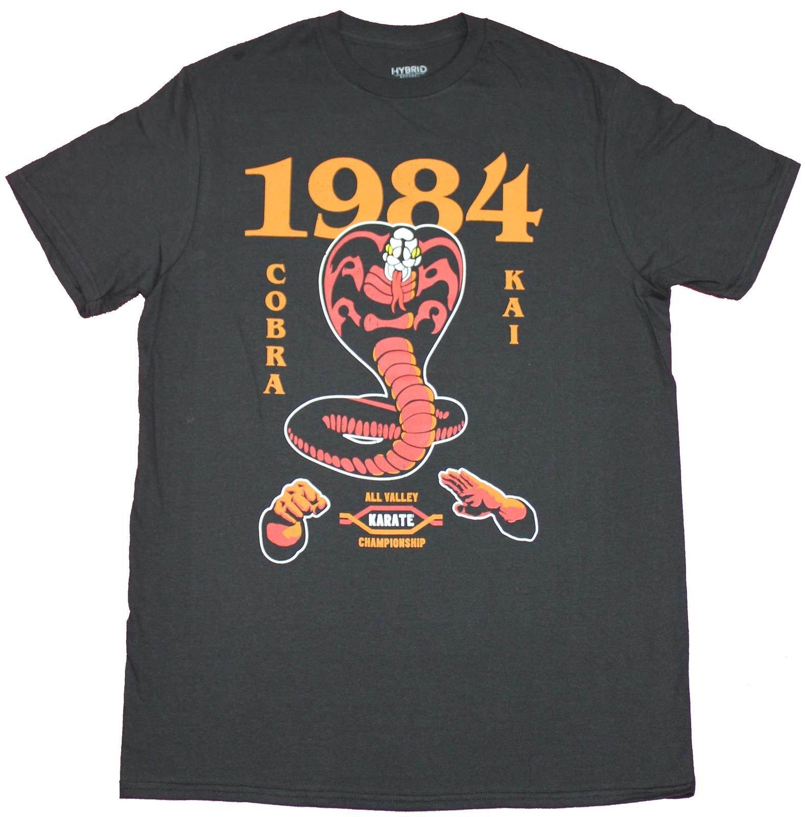 Karate Kid Adult New T-Shirt - All Valley Tournament 1984 Cobra Kai Pic XXXL