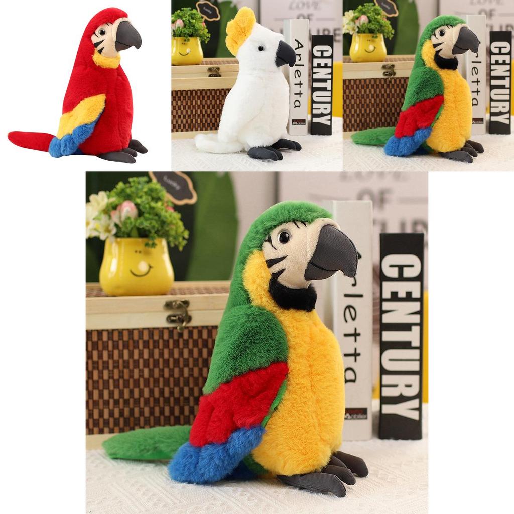 Macaws Soft Plush Doll With Realistic Design For Nursery And Classroom Use