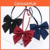 Adult Women School Uniform Bow Tie With Breathable Cotton For Office And Casual Wear