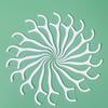 50pcs Dental Floss Flosser Picks Toothpicks Teeth Stick Tooth Cleaning Interdental Brush Dental Floss Pick Oral Hygiene Care