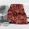 Luxurious Floral Velvet Throw Blanket Sofa Bed Bedroom Decoration Decorative Soft Warm Blanket for Home Living Room