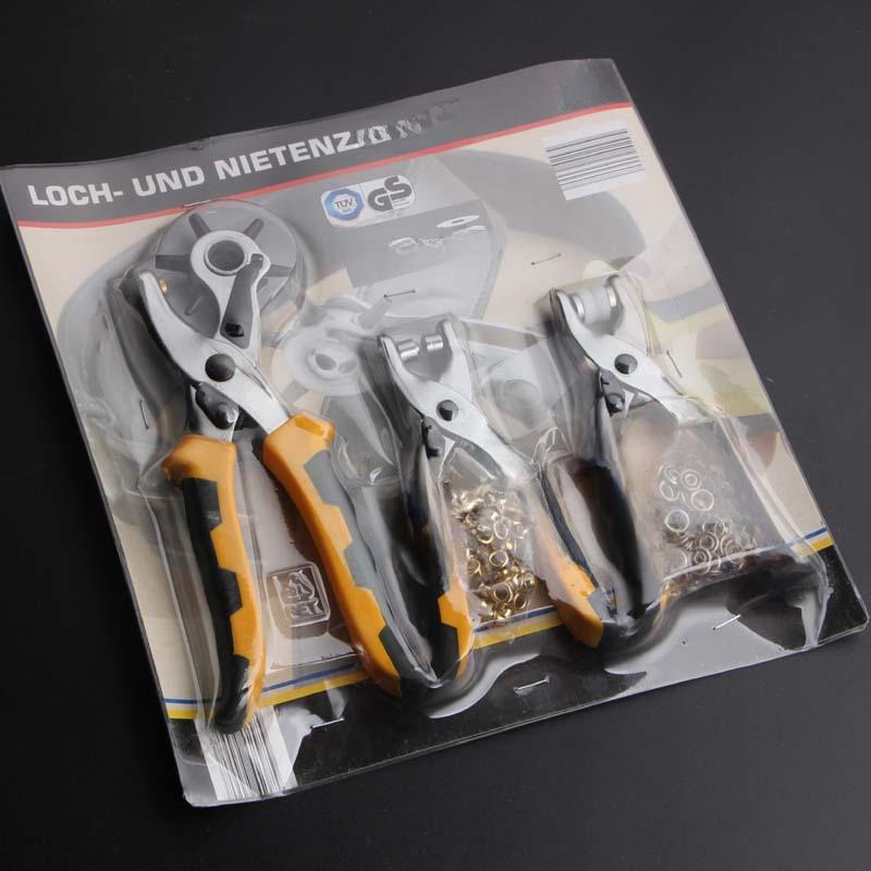 Buckle and Eyelet Punch Pliers for Belts and Shoes
