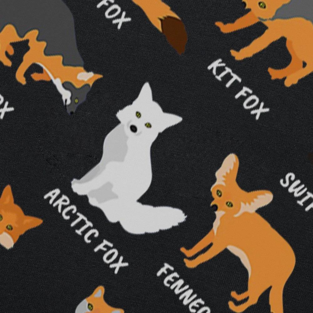 Foxes Of The World Funny Fox Animals Educational T Shirts Summer Graphic Cotton Streetwear Short Sleeve Birthday Gifts T-shirt