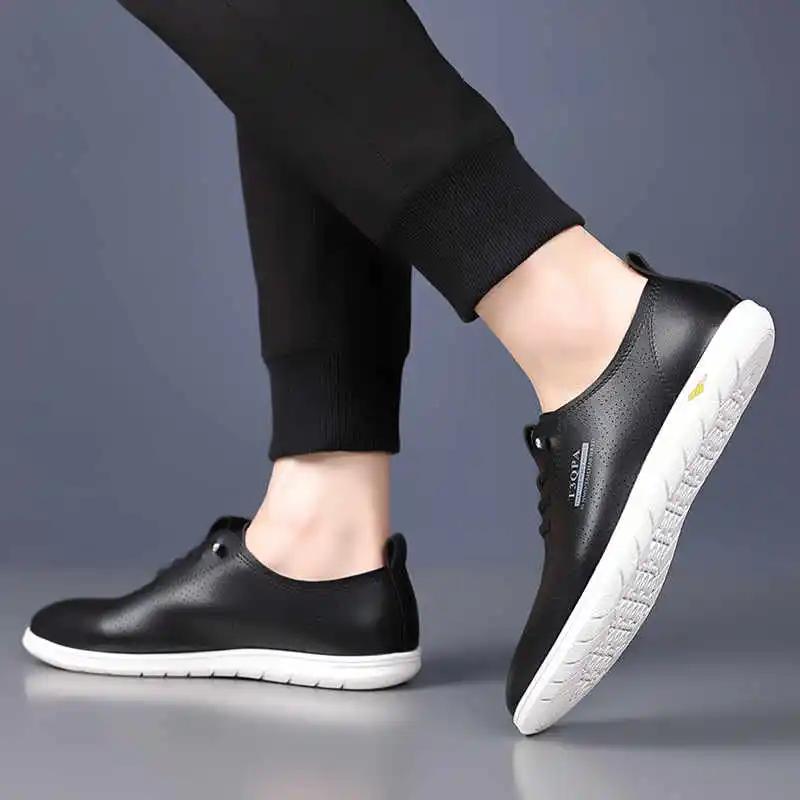 Thick Heel Lace-up Wedding Dress Shoes Tennis Shoes Mens White Dress Shoes Sneakers Sport Trends Fashion Shoose New Arrival