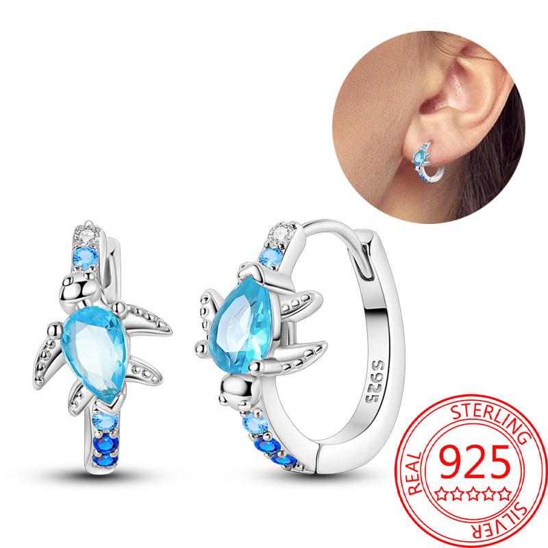 Brincos de abelha para menina adorável amarelo preto dançando abelha feliz s925 brincos de argola presente de aniversário joias de prata