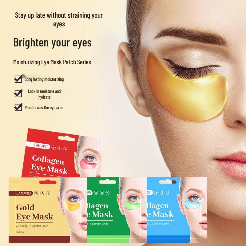24K Gold Collagen Hydrogel Eye Patches - Moisturizing & Tightening