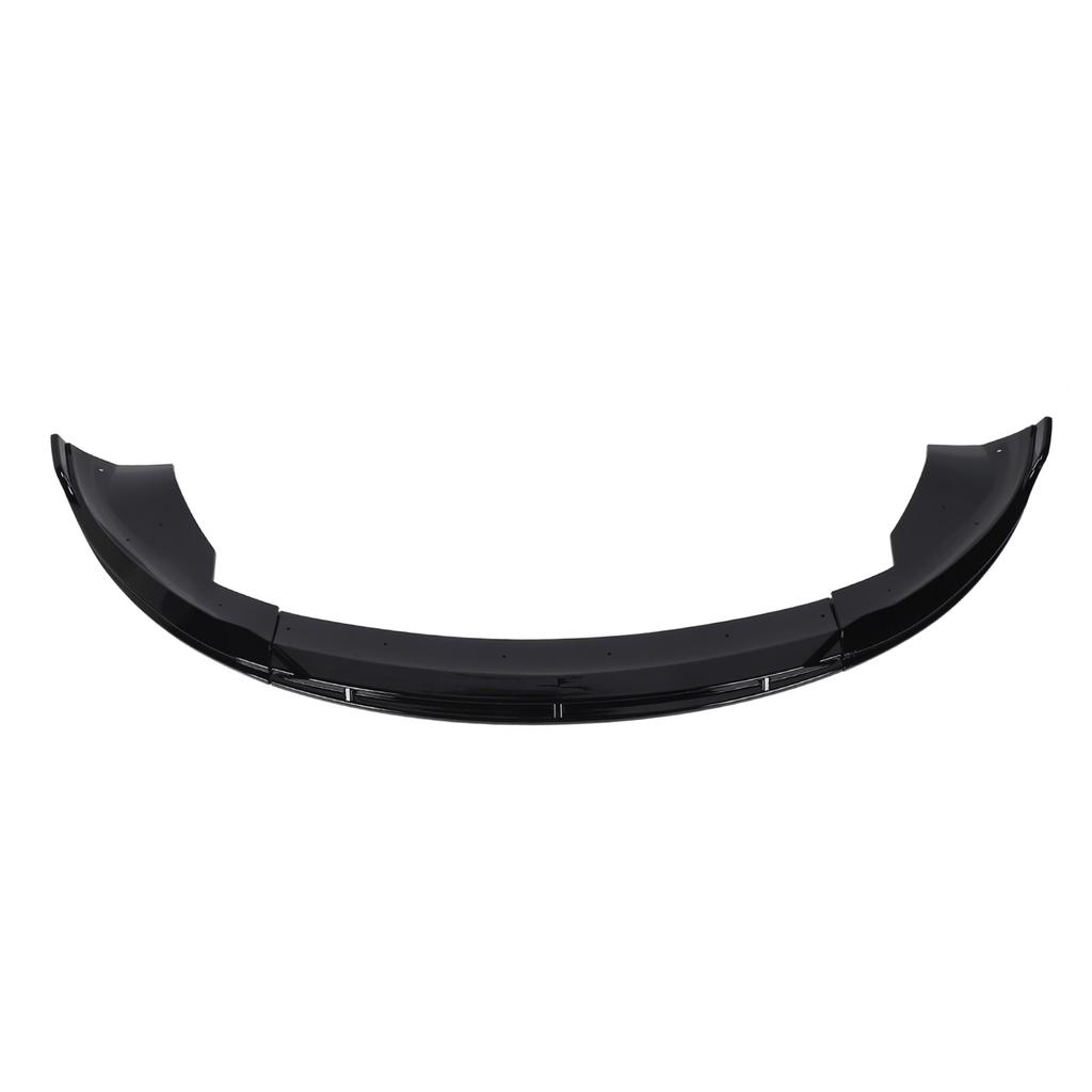 Front Bumper Lip Spoiler Splitter 3 Stage Front Bumper Lip Body Kit Replacement for Tesla Model 3 2023+ Bright Black