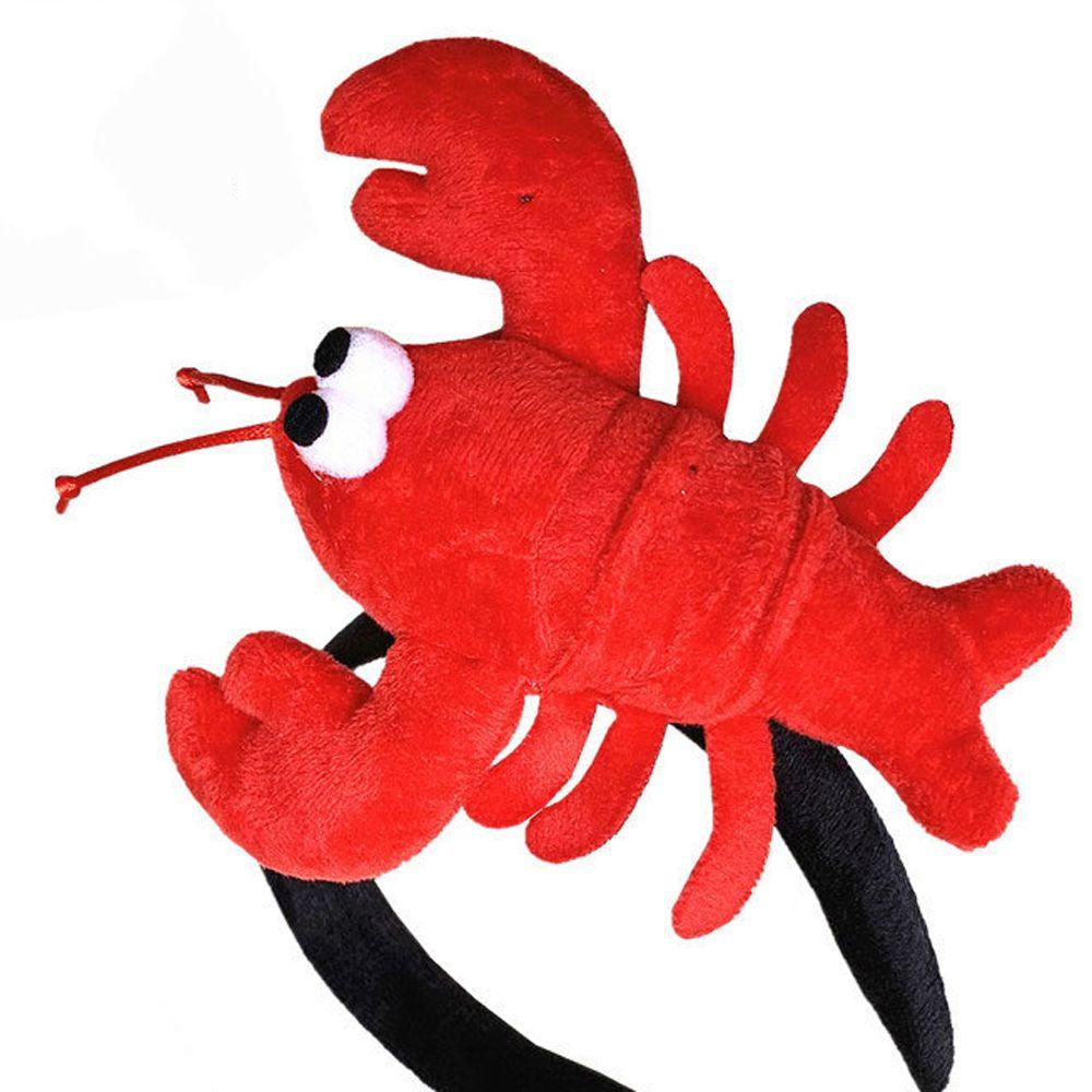 Kids Performance Prop Wash Face Female Headwear Lobster Headband Cartoon Headdress Crab Hair Hoop
