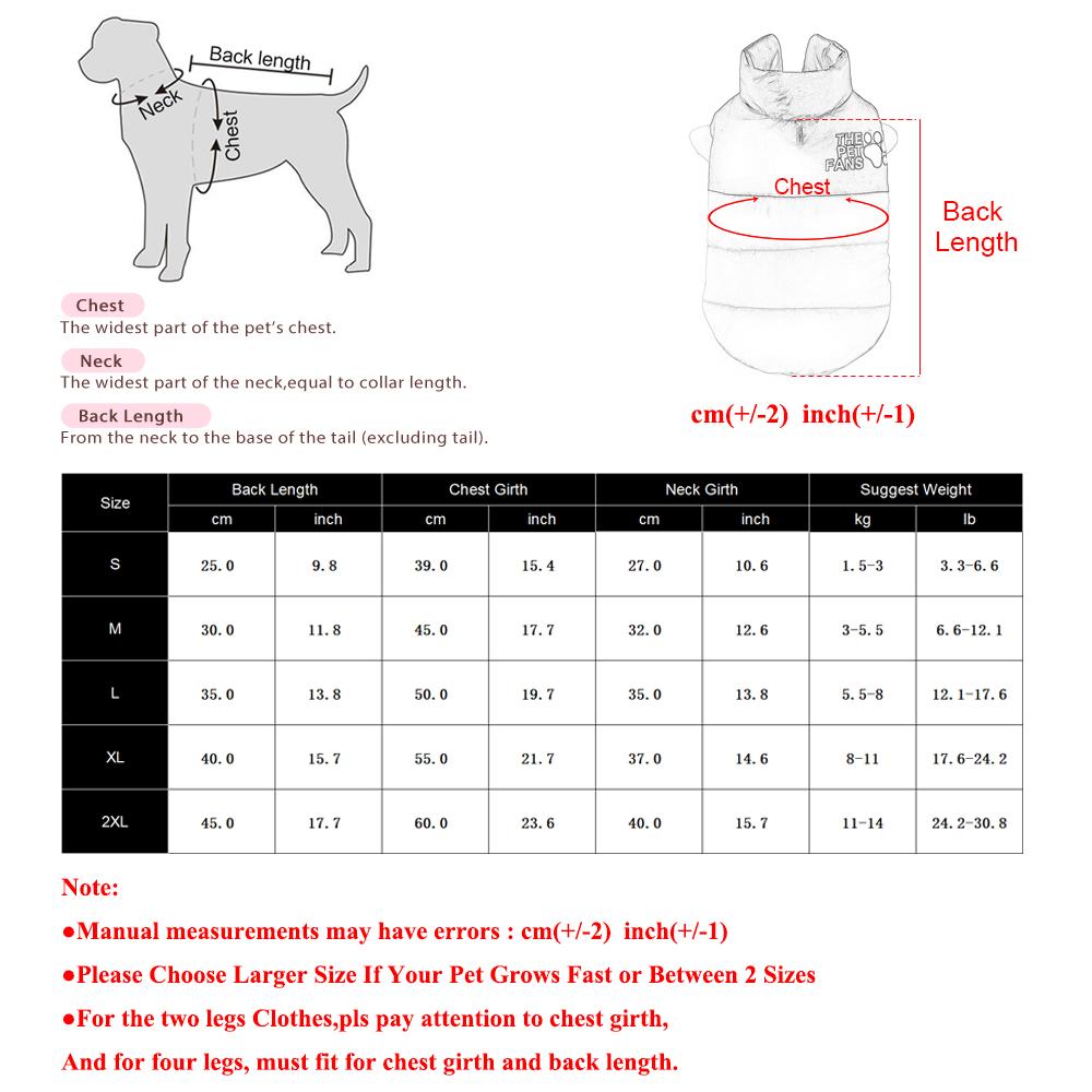 Windproof Pet Coat Winter Warm Dog Clothes Cozy Reversible Button Costume For Small Medium Puppy Cat Yorkshire Schnauzer Outfits