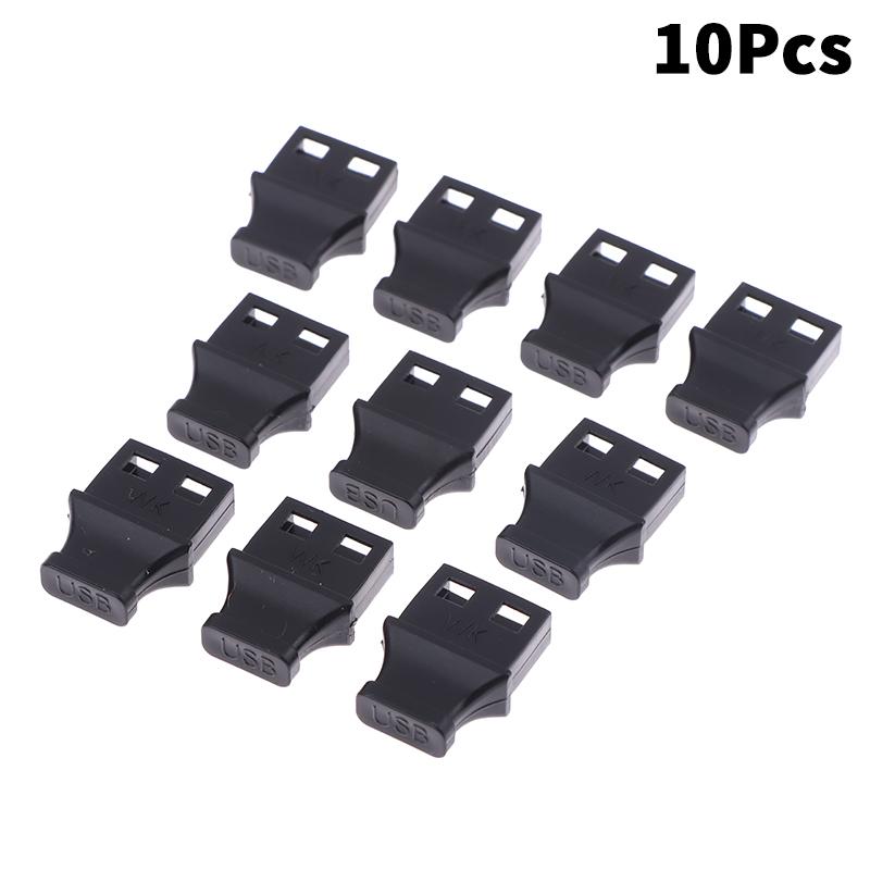 5/10Pcs Type-A Usb Port Plug With Handle Anti-Dust Cover For Laptop Computer Socket Cap Unused Interface Anti-Dust Plug