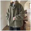 Men's Retro Heavyweight Suede Stand-up Collar Winter Jacket - Casual, Versatile, Trendy Outerwear