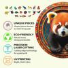 Unique Jigsaw Animal Wooden Puzzles For Adults Kids Mysterious Lion 3d Puzzle Gift Interactive Games Toy Educational Fabulous