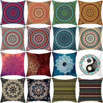 Arredamento Casa Camera da Letto Letto Matrimoniale Cuscino Lusso Designer Federa per Cuscino Divano Rosso Indiano Boho Etnico