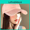 Cotton Summer Cap For Women With Wide Brim Sunshade And Adjustable Fit Perfect For Casual Wear