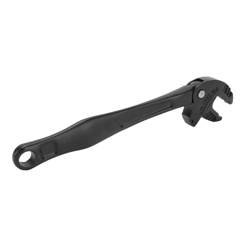 Ratcheting Jaw Wrench 10 13mm Claw Type Self Locking Adjustable Wrench for Plumbing Repair Auto Maintenance Black