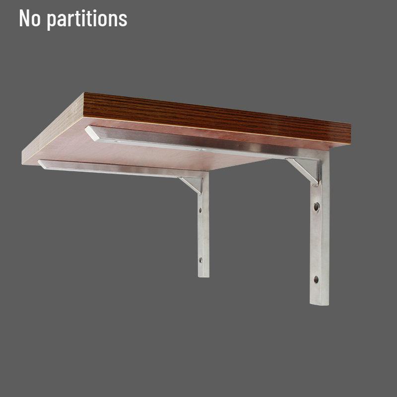 Wandmontierte Dreieck-Regalhalterung aus Edelstahl