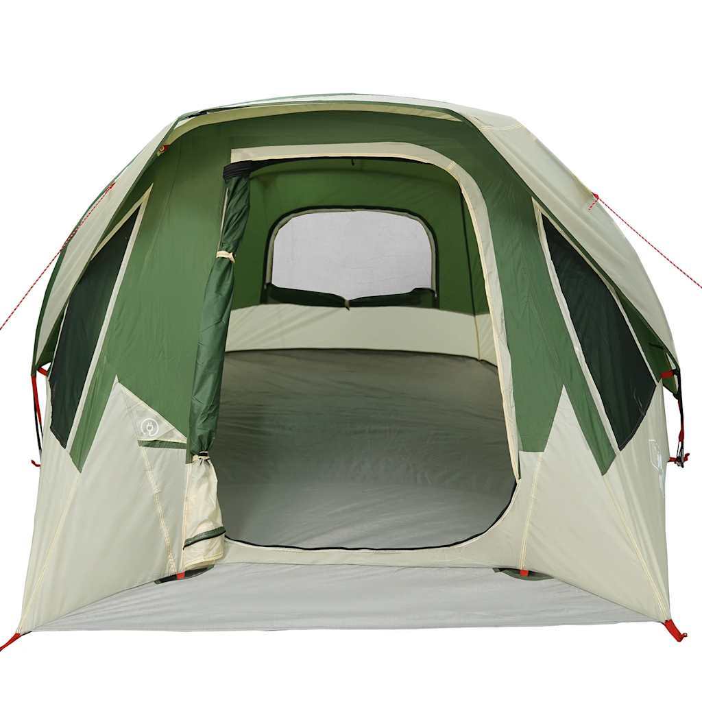 4 Person Camping Tent Green Waterproof