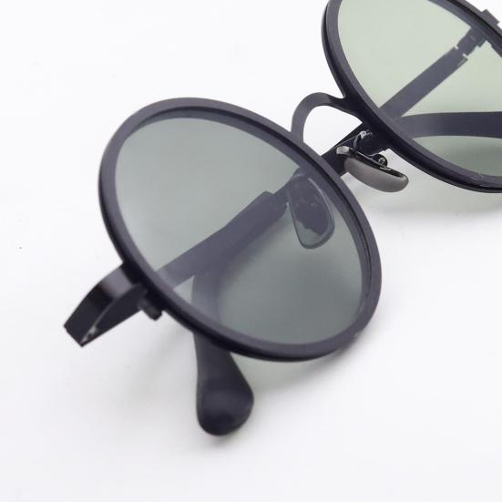 Nastavitelné kulaté sluneční brýle Kovový rám Protiskluzové UV ochrana Polarizované brýle Pánské Dámské Venkovní Pláž Rybaření Řízení Cyklistika Brýle Oční optika