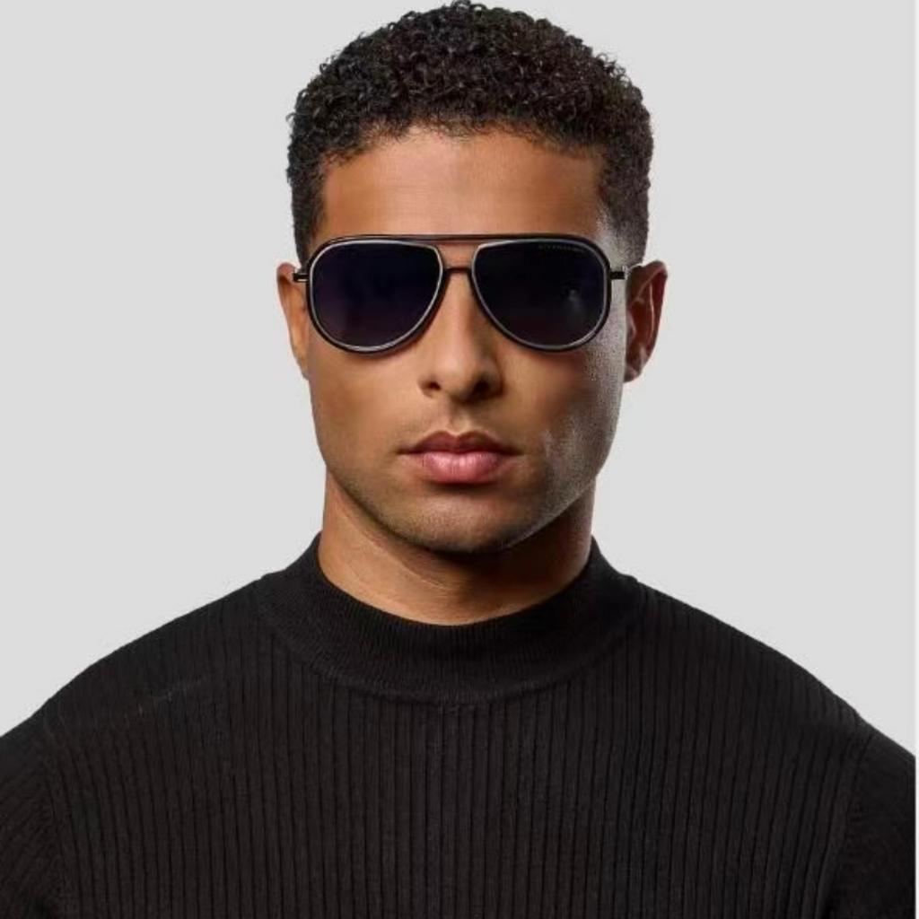 DTS188 Unisex Handmade Aviator Sunglasses - Trendy Metal Design for Parties & Sun Protection