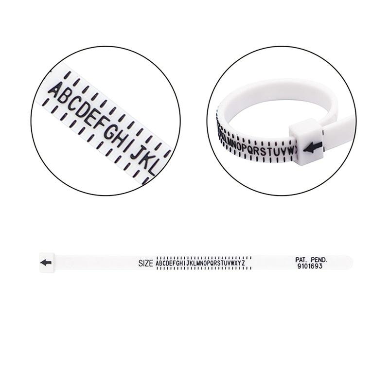 

Plastic Bracelet Bangle Sizer Adjustable Ring Measure Gauge Measurements for Jewelry Making Tools And Equipment Length 15-25cm