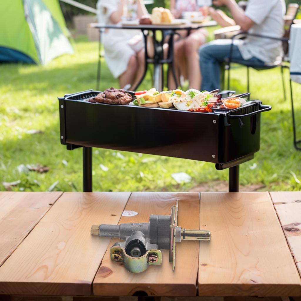 Reliable Grill Gas Valve Parts High Compatibility with 2 Burner Gas Griddle Cooking Station Easy To Use Cost Effective Option