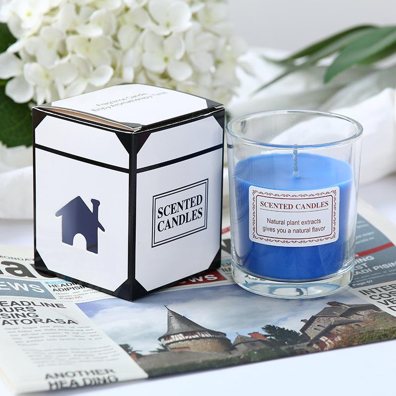 Glass Aromatherapy Candle Valentine's Day Bedroom Girl Without Indoor Incense Creative Handmade Gift Box Glass Cup