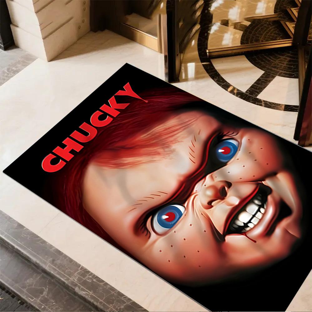 Chucky's Country Adventure Floor Rug Office Rug Design for Game Room Study Room Dormitory Entryway Antislip Carpet Office Home Decor