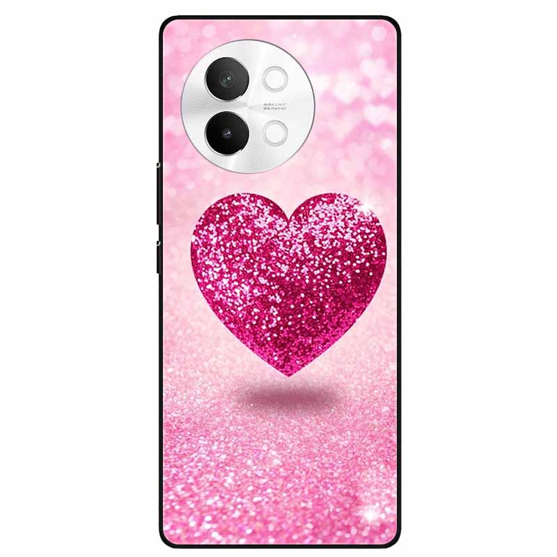 For Vivo V40 Lite 5G Case Fashion Soft Silicone Lovely Phone Cover for Vivo V 40 Lite V40Lite 5G Protect Back Cover TPU Coques
