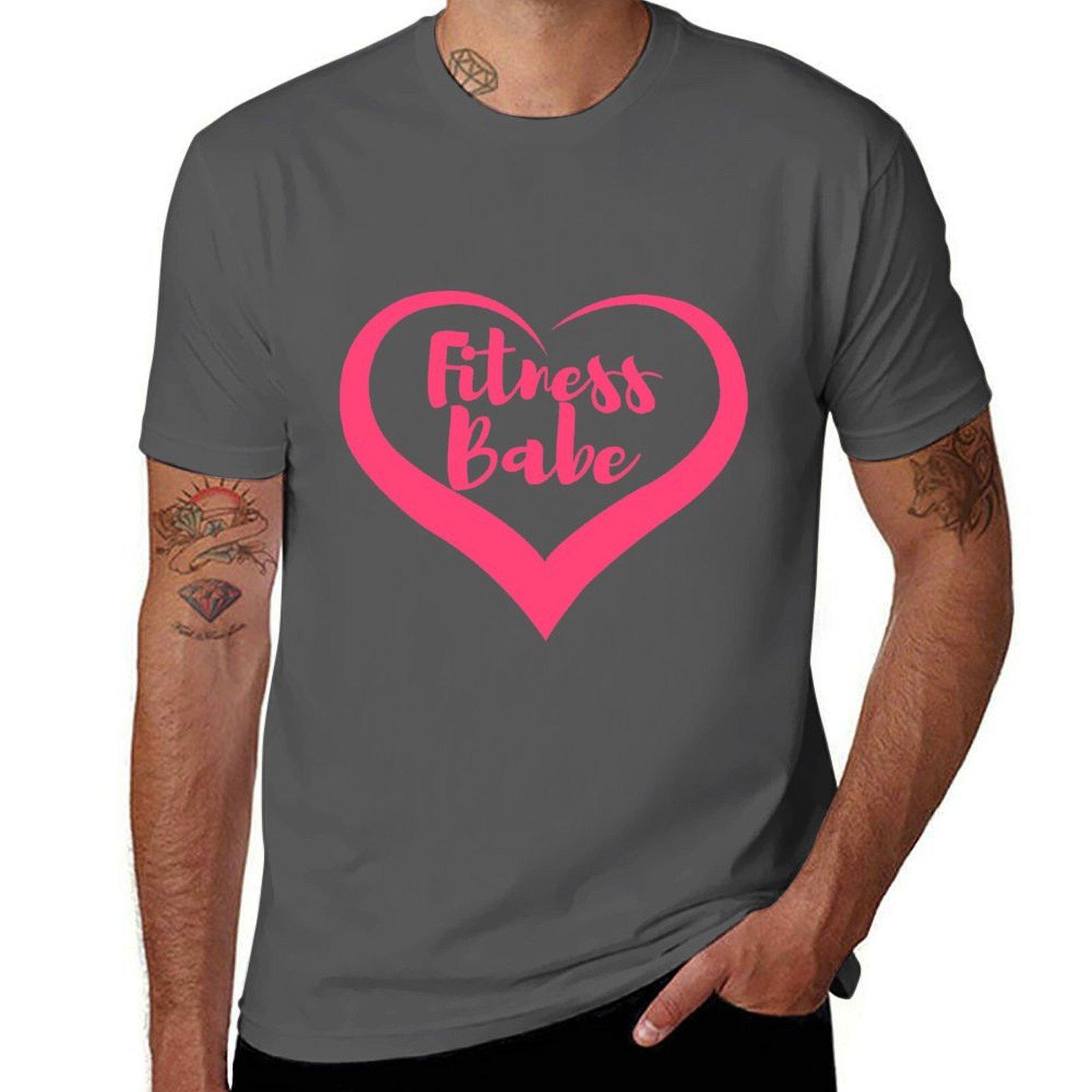 

Fitness Babe TShirt Plus Size Comfort Fit Tee 4XL