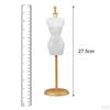 5Pcs Doll Clothes Dress Form Mannequin Mini Holder Stand Support 27.5cm