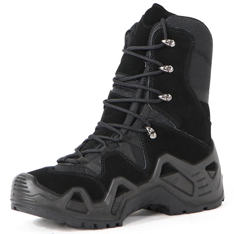 Men's Boots Tactical Shoes Men's Outdoor Shoes Combat Boots Waterproof Shoes Sports Hiking Shoes Winter Cotton