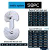 American Standard Metric & Imperial Thread Plug Gauge & Template