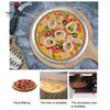 Aluminum Baking Pan Alloy Pizza Screen, Non Stick Mesh Pan, Professional Tool Round Crisper Tray for Oven Home Kitchen Restaurant Cooking Griddle