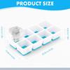 Silicone Ice Cube Trays,Square Big Silicone Ice Cube Moulds Set for Freezer Container,Reusable BPA Free Ice Cube Molds Maker for Whiskey